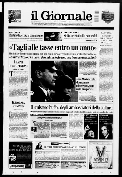 Il giornale del lunedi